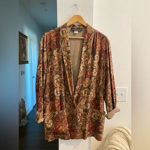 Vintage Craig Clothing Co. Size Large Floral Blazer